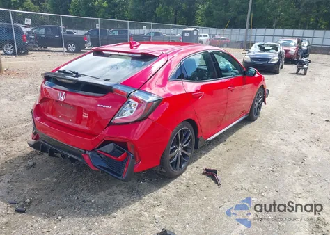 2021 Honda Civic Sport z USA, uszkodzony, nr VIN SHHFK7H4XMU406121